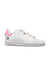 A White Sneakers from Adidas in size 3T for girl. (Front View)