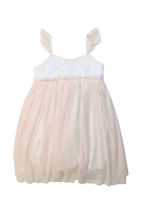 A Pink Sleeveless Dresses from Gelato Pique in size 3T for girl. (Front View)