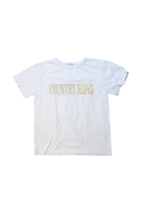 A White Short Sleeve T Shirts from Country Road in size 6T for neutral. (Front View)