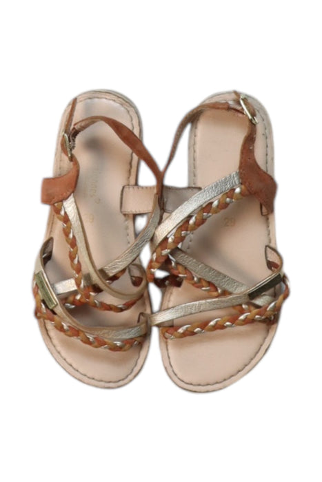 A Multicolour Sandals from Les Tropéziennes in size 5T for girl. (Back View)