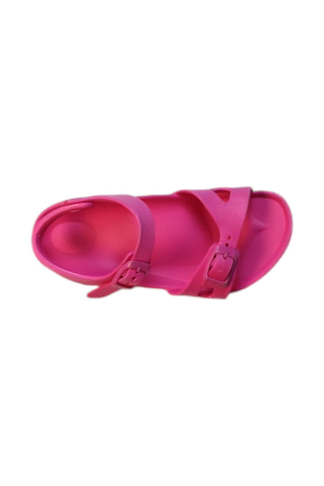 A Pink Sandals from Birkenstock in size 5T for girl. (Front View)