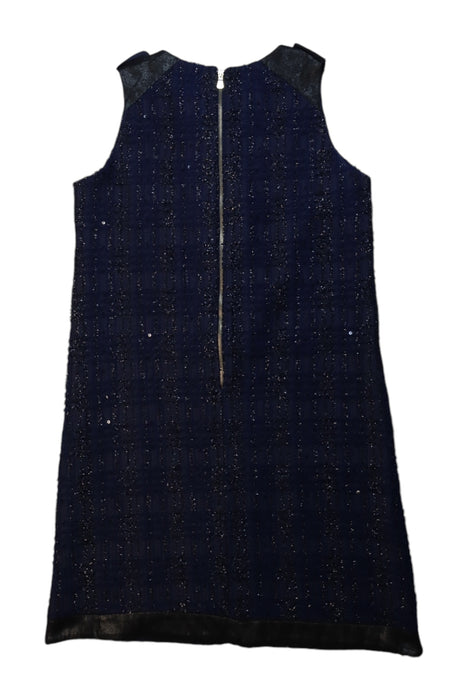 A Navy Sleeveless Dresses from Trussardi in size 12Y for girl. (Back View)