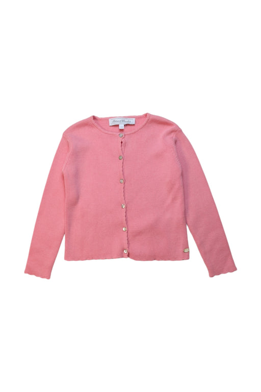 A Pink Cardigans from Tartine et Chocolat in size 3T for girl. (Front View)