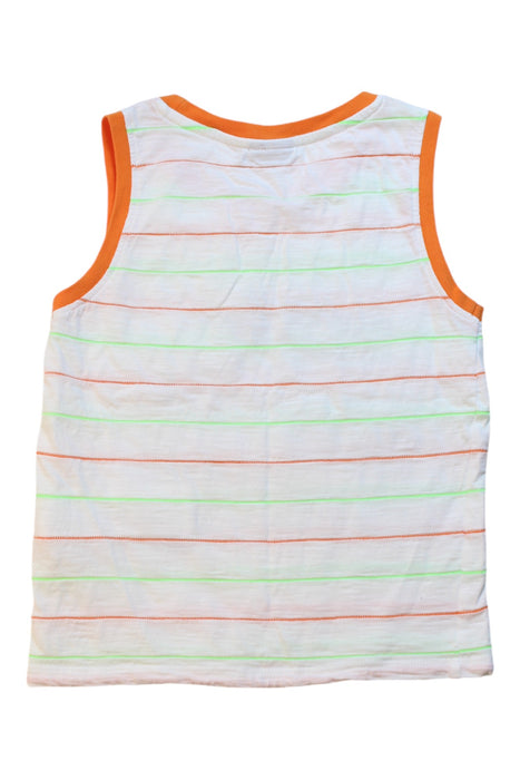 A White Sleeveless T Shirts from Sergent Major in size 5T for boy. (Back View)