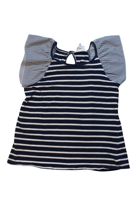 A Blue Short Sleeve Tops from Seed in size 7Y for girl. (Front View)