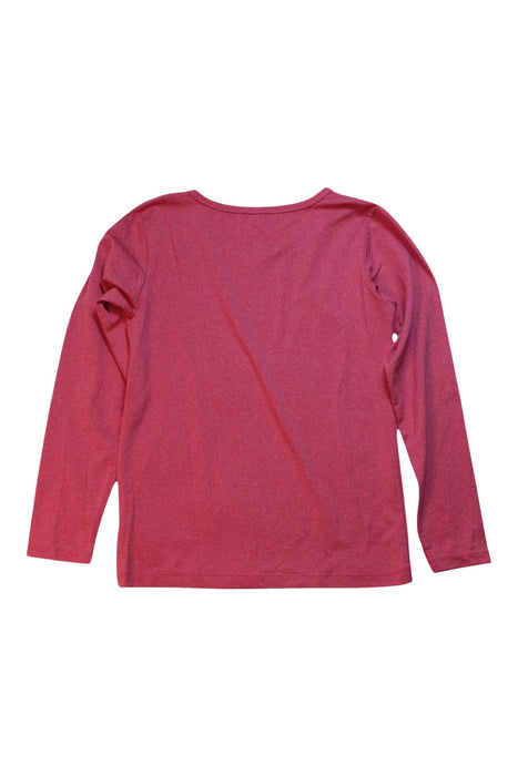 A Pink Long Sleeve T Shirts from Chickeeduck in size 7Y for girl. (Back View)