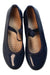 A Blue Flats from Geox in size 7Y for girl. (Back View)