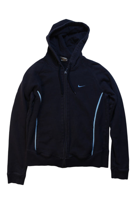 A Black Lightweight Jackets from Nike in size 11Y for boy. (Front View)