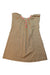 A Brown Short Sleeve Dresses from Velveteen in size 6T for girl. (Back View)