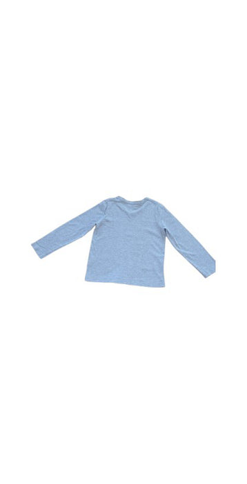 A Grey Long Sleeve T Shirts from Jacadi in size 6T for boy. (Back View)