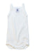 A White Sleeveless Bodysuits from Petit Bateau in size 0-3M for girl. (Front View)