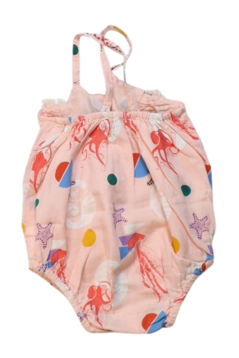 A Multicolour Sleeveless Bodysuits from Velveteen in size 0-3M for girl. (Back View)