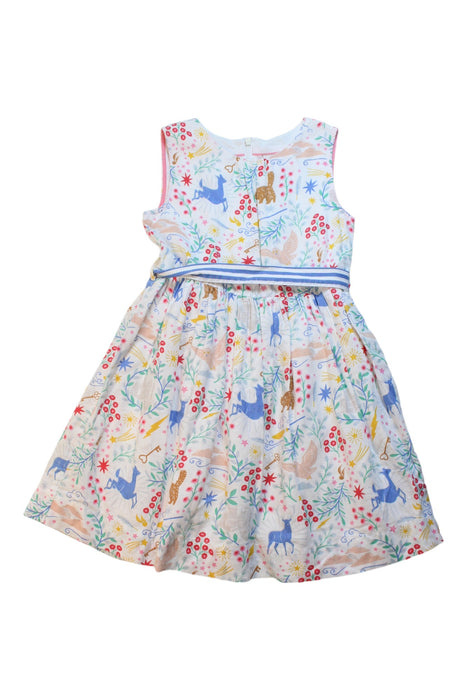 A Multicolour Sleeveless Dresses from Boden in size 7Y for girl. (Front View)