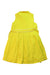 A Yellow Sleeveless Dresses from La Petite Caravane in size 6T for girl. (Back View)