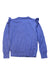 A Blue Cardigans from Crewcuts in size 6T for girl. (Back View)