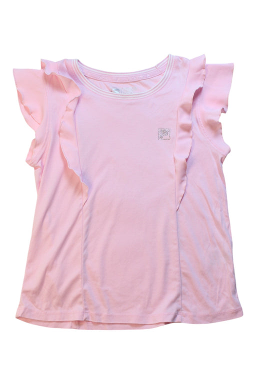 A Pink Short Sleeve Tops from Fila in size 7Y for girl. (Front View)