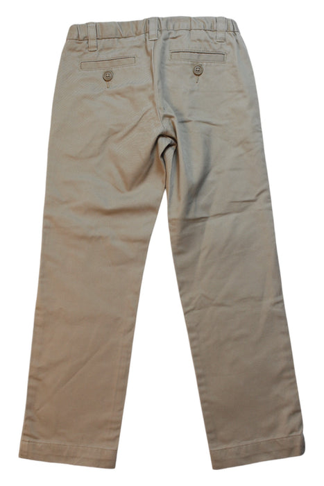 A Brown Casual Pants from Lands' End in size 4T for boy. (Back View)