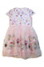 A Multicolour Short Sleeve Dresses from Simonetta in size 6T for girl. (Back View)