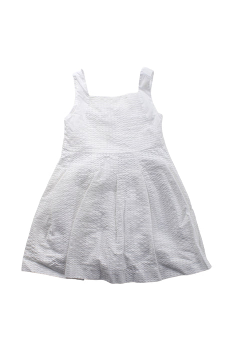 A White Sleeveless Dresses from Jacadi in size 3T for girl. (Front View)