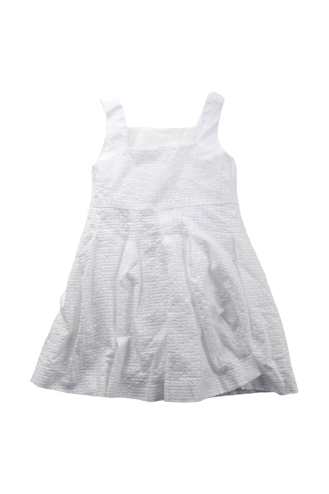 A White Sleeveless Dresses from Jacadi in size 3T for girl. (Back View)