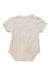 A White Short Sleeve Bodysuits from Natures Purest in size 0-3M for boy. (Back View)