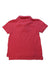 A Burgundy Short Sleeve Polos from Polo Ralph Lauren in size 3T for neutral. (Back View)