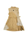 A Beige Sleeveless Dresses from Burberry in size 8Y for girl. (Back View)