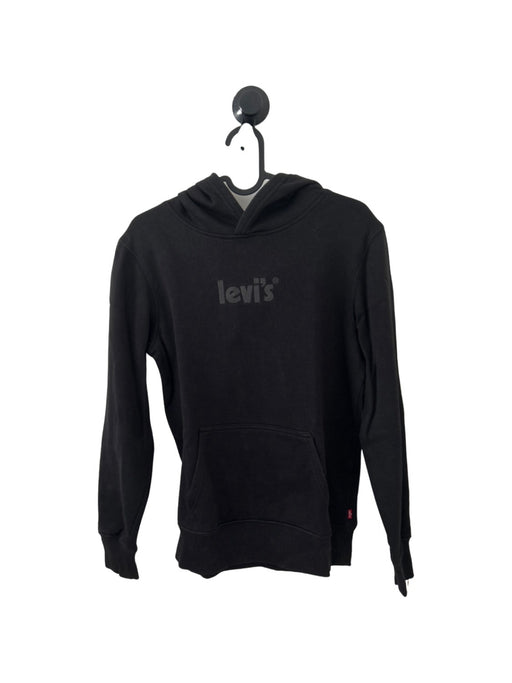 A Black Hooded Sweatshirts from Levi's in size 12Y for neutral. (Front View)