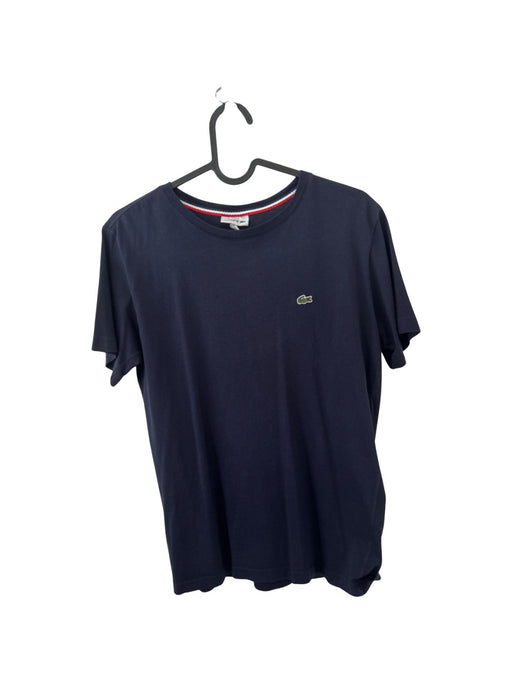 A Navy Short Sleeve T Shirts from Lacoste in size 14Y for boy. (Front View)