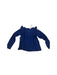 A Navy Long Sleeve Tops from Juliet & the Band in size 10Y for girl. (Front View)