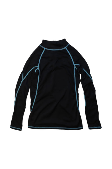 A Blue Rash Guards from Aquasport in size 6T for boy. (Front View)