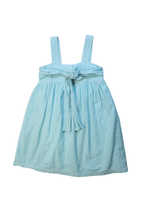A White Sleeveless Dresses from Nanos in size 10Y for girl. (Back View)