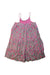 A Multicolour Sleeveless Dresses from Bonpoint in size 6T for girl. (Back View)