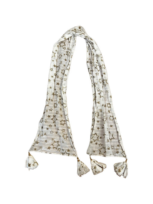 A White Scarves from Velveteen in size O/S for neutral. (Front View)