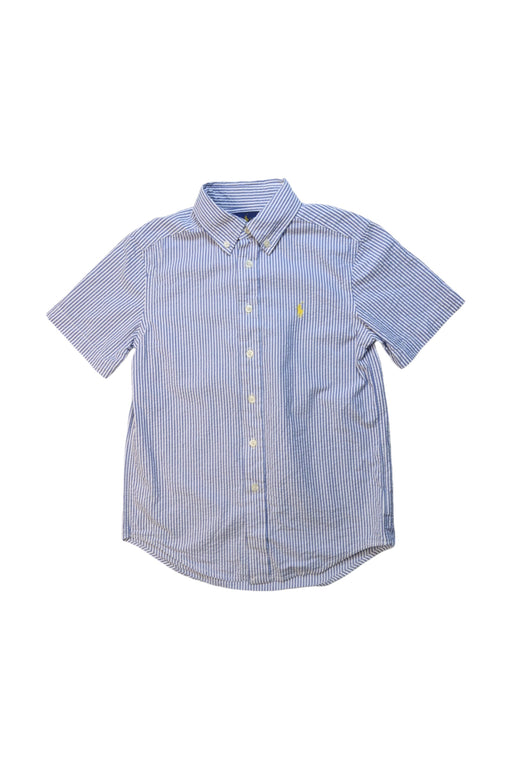 A Blue Short Sleeve Shirts from Ralph Lauren in size 8Y for boy. (Front View)