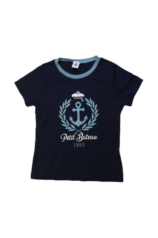 A Multicolour Short Sleeve T Shirts from Petit Bateau in size 8Y for boy. (Front View)