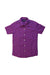 A Blue Short Sleeve Shirts from Tommy Hilfiger in size 8Y for boy. (Front View)