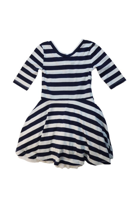 A Black Long Sleeve Dresses from Seed in size 7Y for girl. (Front View)