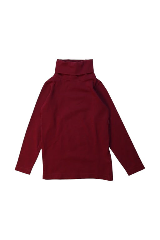 A Burgundy Long Sleeve Tops from Jacadi in size 4T for neutral. (Front View)