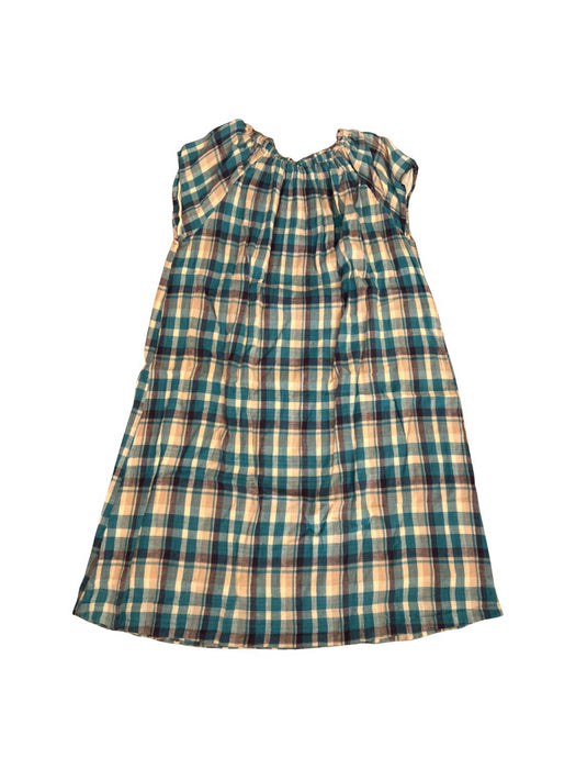 A Multicolour Sleeveless Dresses from Velveteen in size 12Y for girl. (Back View)