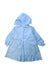 A Blue Rain Jackets from Miki House in size 2T for girl. (Back View)