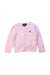 A Pink Cardigans from Ralph Lauren in size 6-12M for girl. (Front View)