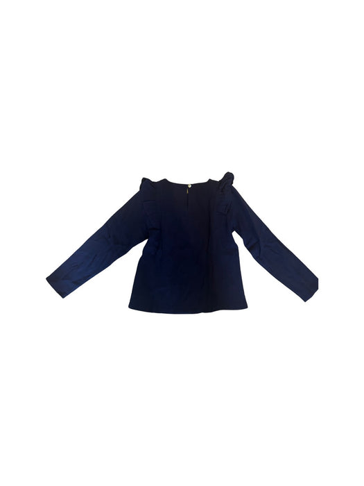 A Navy Long Sleeve Tops from Juliet & the Band in size 10Y for girl. (Back View)