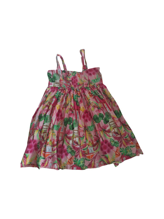 A Pink Sleeveless Dresses from Mayoral in size 7Y for girl. (Back View)