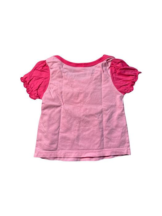 A Pink Short Sleeve T Shirts from Sanrio in size 12-18M for girl. (Back View)