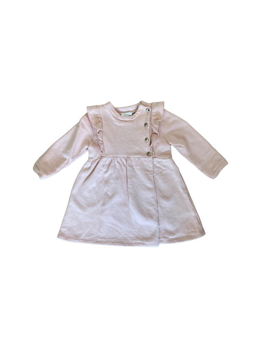 A Pink Long Sleeve Dresses from Chloe in size 12-18M for girl. (Front View)