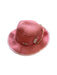 A Pink Sun Hats from Miki House in size O/S for girl. (Front View)