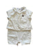 A White Short Sleeve Rompers from Moncler in size 12-18M for girl. (Front View)