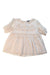 A White Short Sleeve Dresses from Velveteen in size 10Y for girl. (Front View)