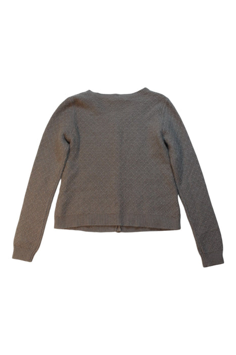 A Grey Cardigans from Bonpoint in size 10Y for boy. (Back View)